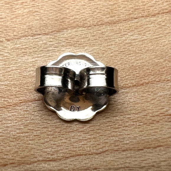 DAVID YURMAN DIAMOND And Sterling Drop Cable Earrings - Picture 9 of 9